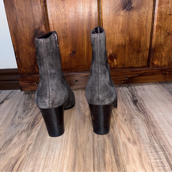 Amanda Smith Mink Brown Suede Ankle Boots - Picture 3 of 5